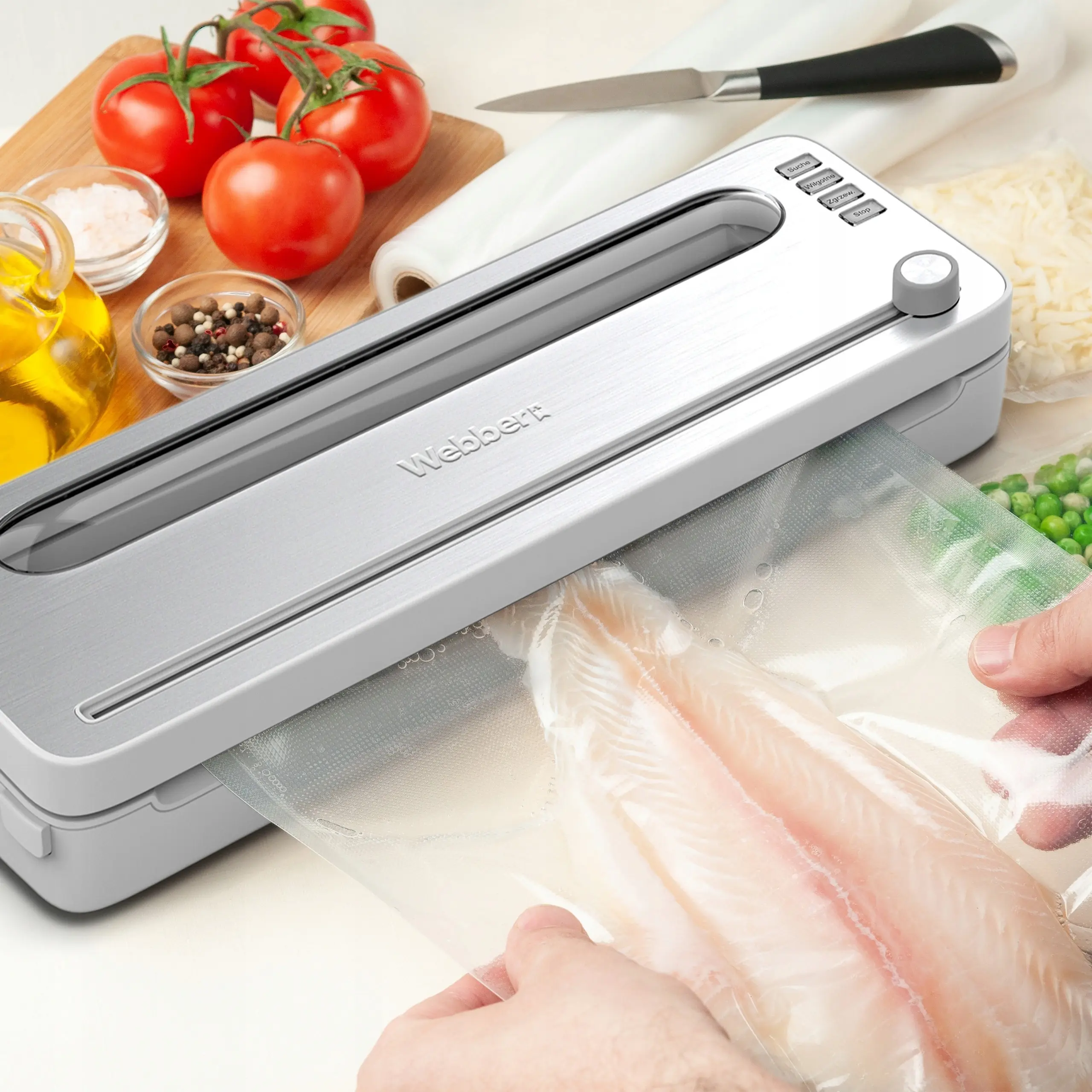 Вакуумный упаковщик Webber WEBV104B (White) - 3