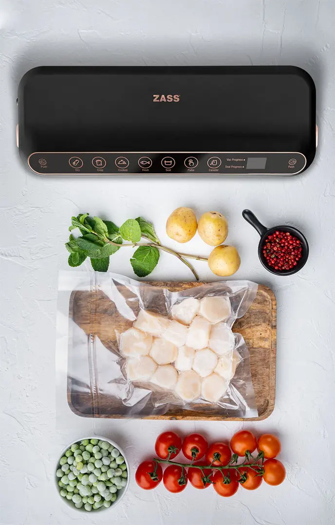 Aparat pentru vidare Zass Rose Gold ZVS 21 (Black)