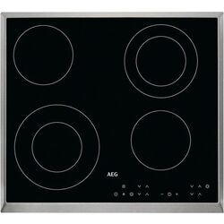 Plita electrica incorporabila AEG HK634021XB (Black/Inox)