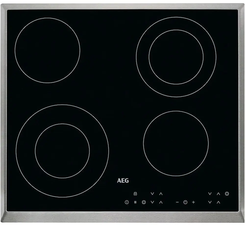 Plita electrica incorporabila AEG HK634021XB (Black/Inox)