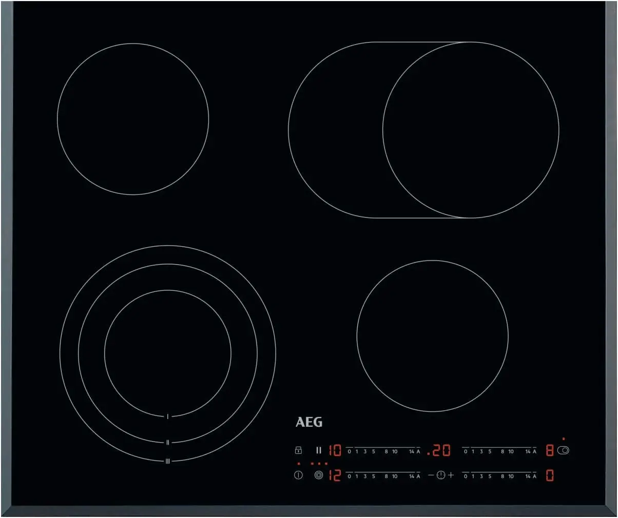 Plita electrica incorporabila AEG HK654070FB (Black)