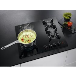 Plita de gaz incorporabila AEG HKB64453NB (Black) Thumb