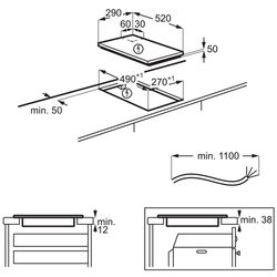 Plita incorporabila cu inductie AEG IKB32300CB (Black) Thumb