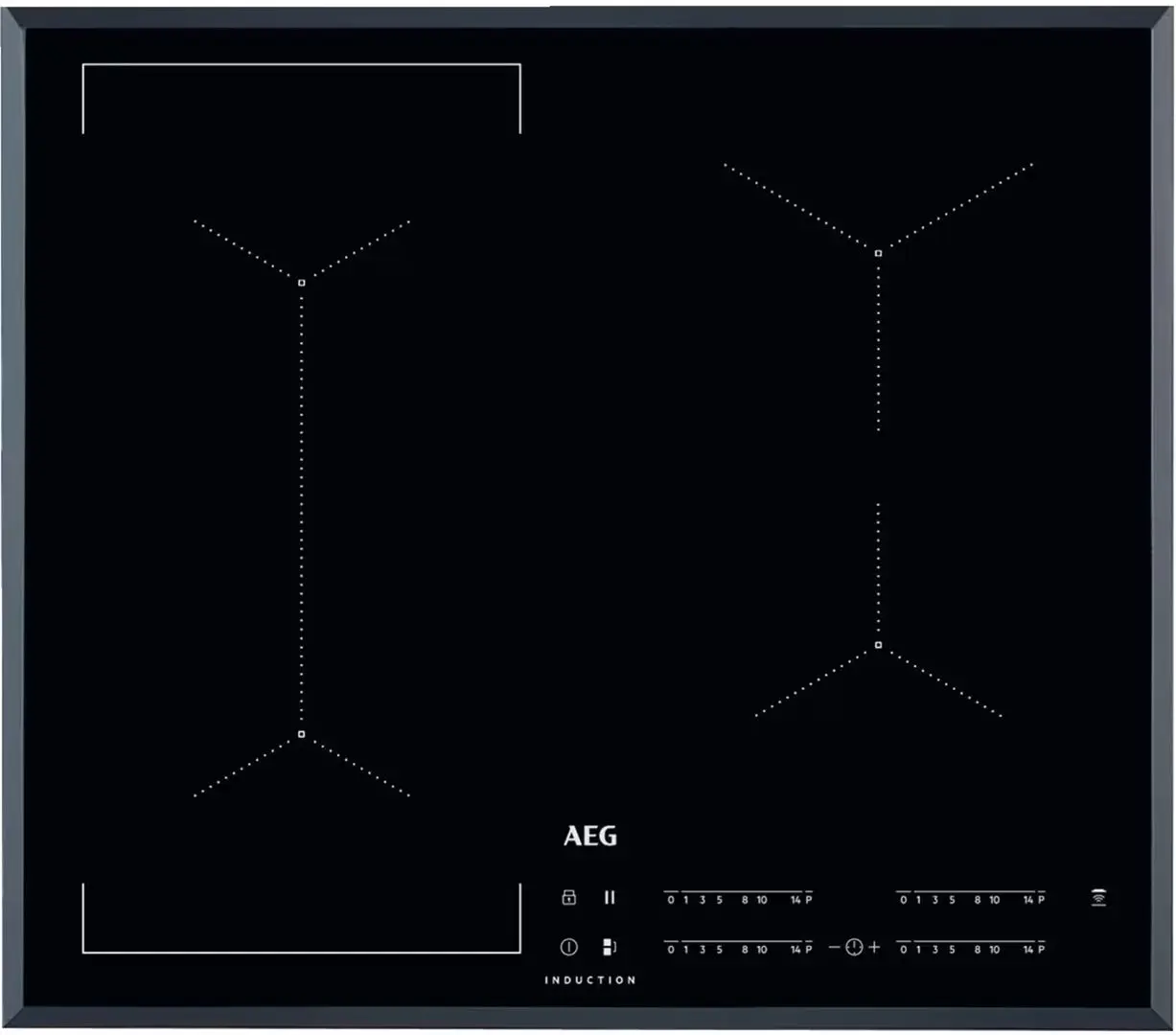 Встраиваемая индукционная варочная панель AEG IKE64441FB (Black)