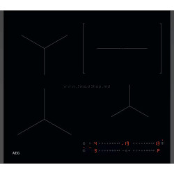 Plita incorporabila cu inductie AEG TO64IC00FB (Black)