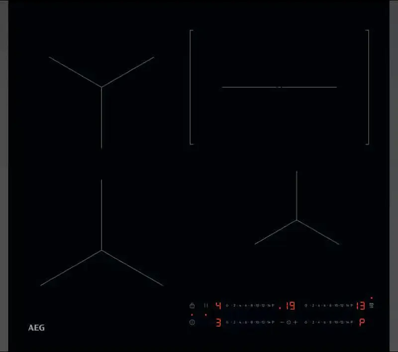 Plita incorporabila cu inductie AEG TO64IC00FB (Black)
