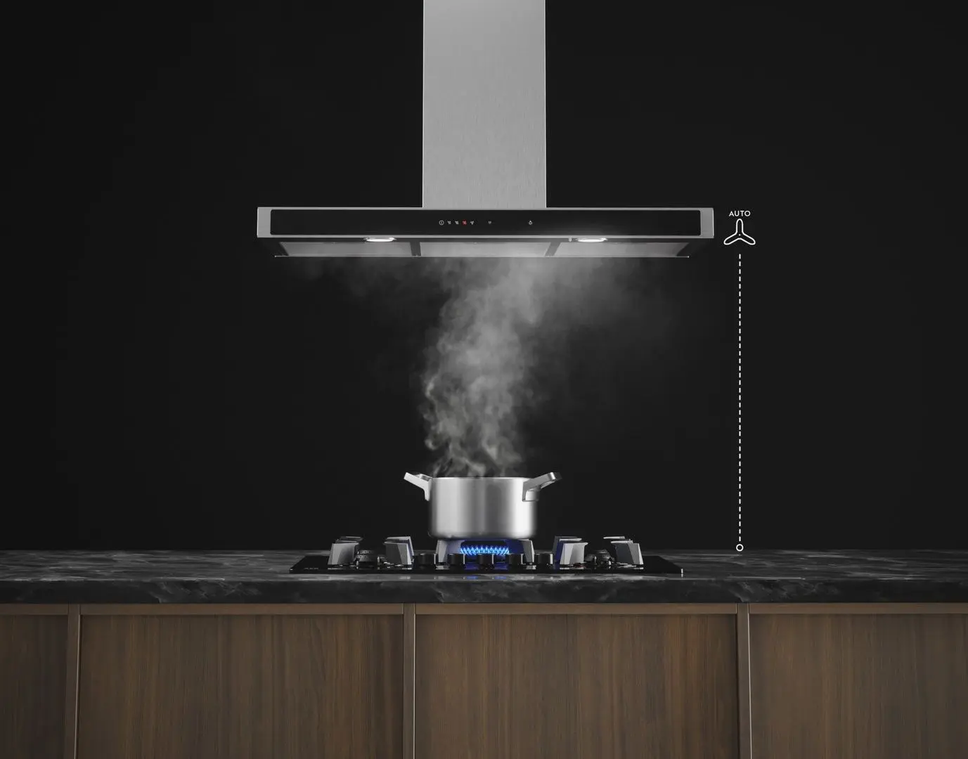 Aragaz incorporabil AEG Flamelight HKB75453NB (Black)