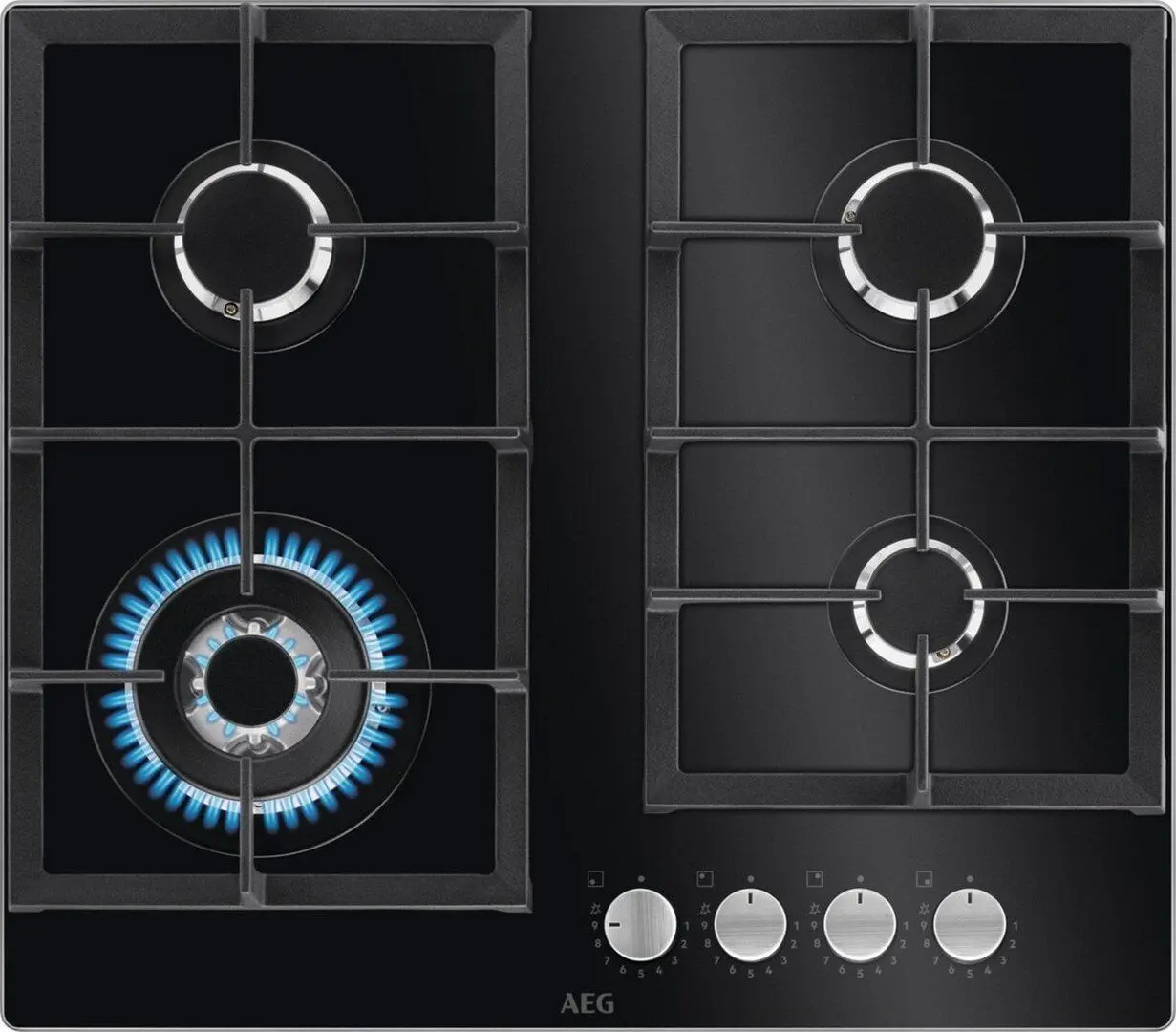 Встраиваемая варочная газовая панель AEG HKB 64420NB (Black)