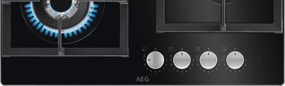 Встраиваемая варочная газовая панель AEG HKB 64420NB (Black) - 2