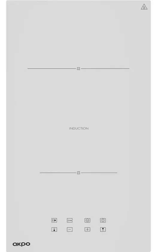 Встраиваемая индукционная варочная панель AKPO PIA 6802 (White)