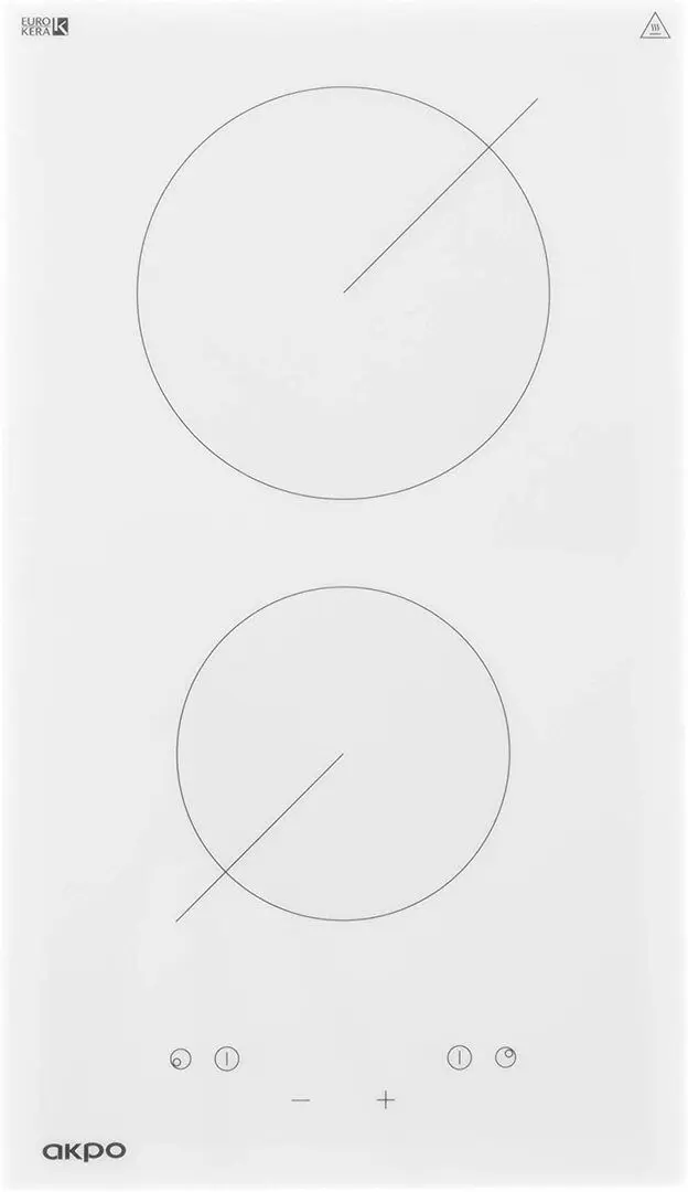 Встраиваемая электрическая варочная панель Akpo PKA 30 830/2 (White)