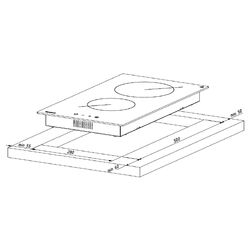 Plita electrica incorporabila Akpo PKA 30830/2 (Black) Thumb