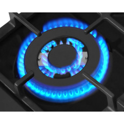 Встраиваемая газовая варочная панель Amica PGCD6101ApFB (Black) Thumb