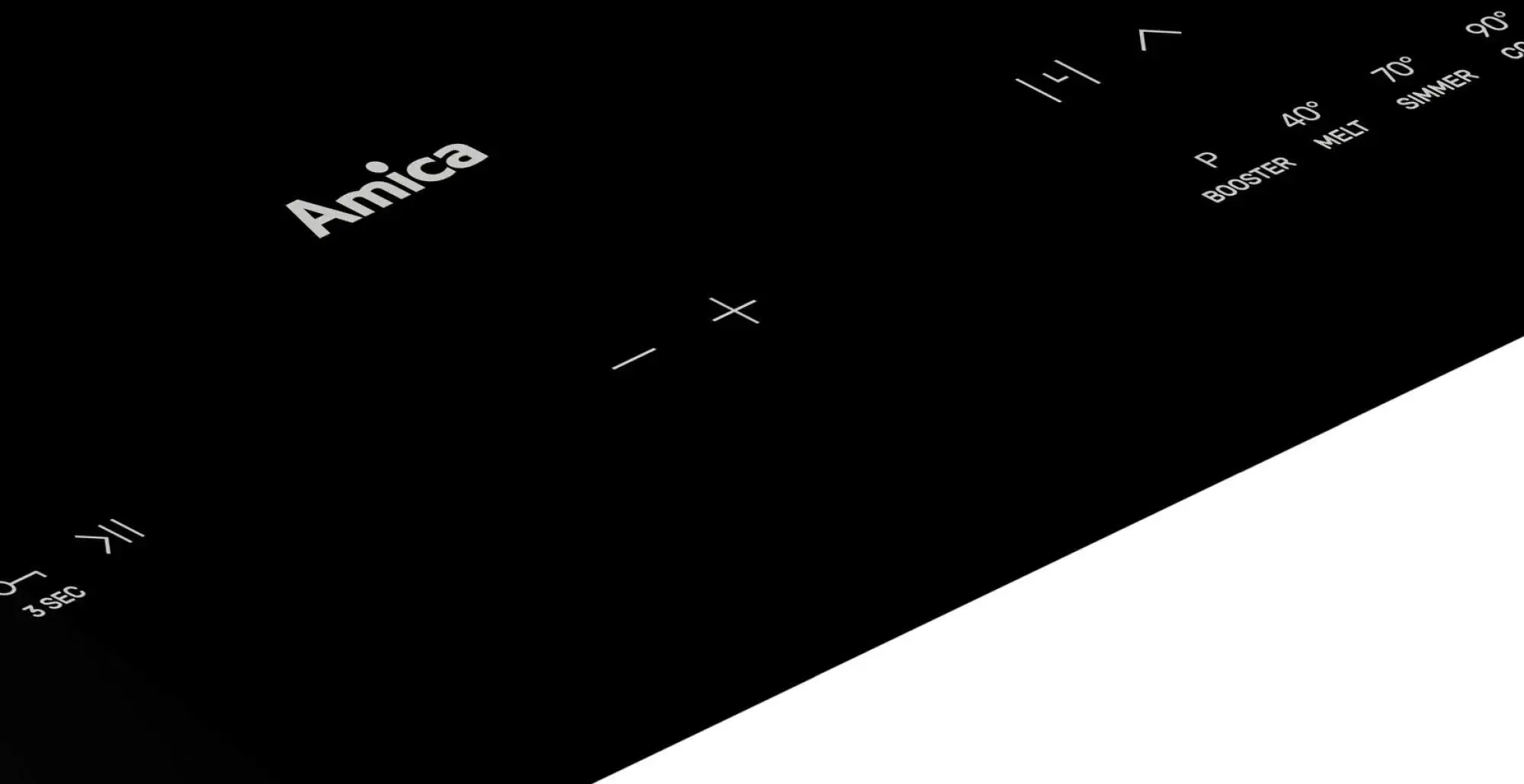 Plita incorporabila cu inductie Amica DI 6410 PPB (Black)