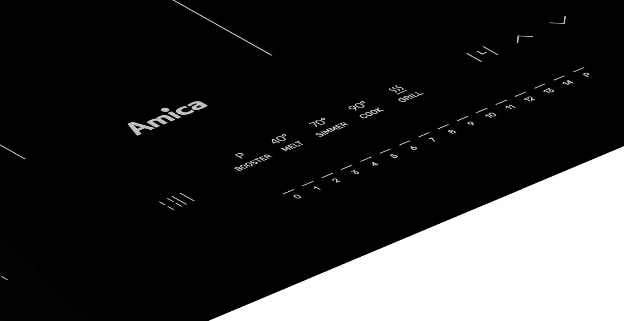 Встраиваемая индукционная варочная панель Amica DI 6415 SBB (Black) - 4