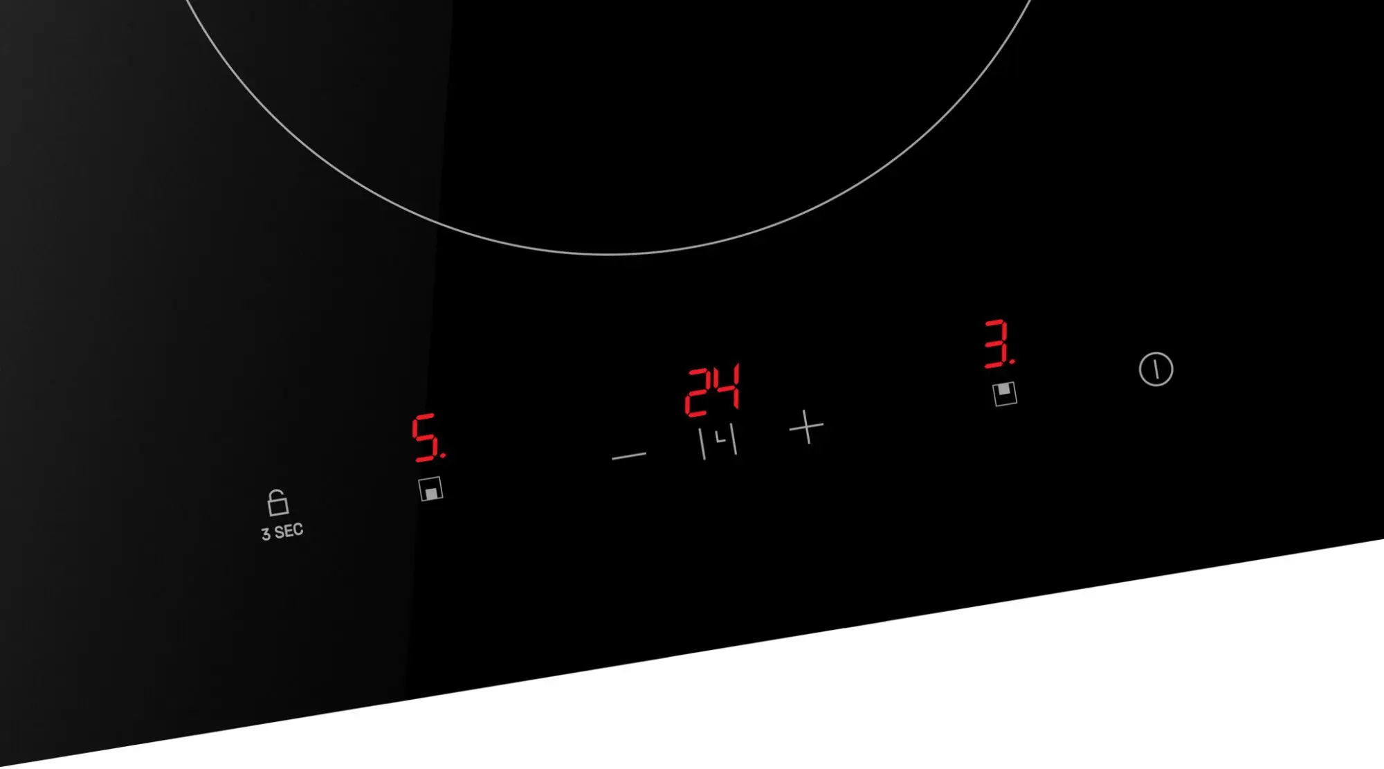 Встраиваемая индукционная варочная панель Amica PI3520U (Black) - 4