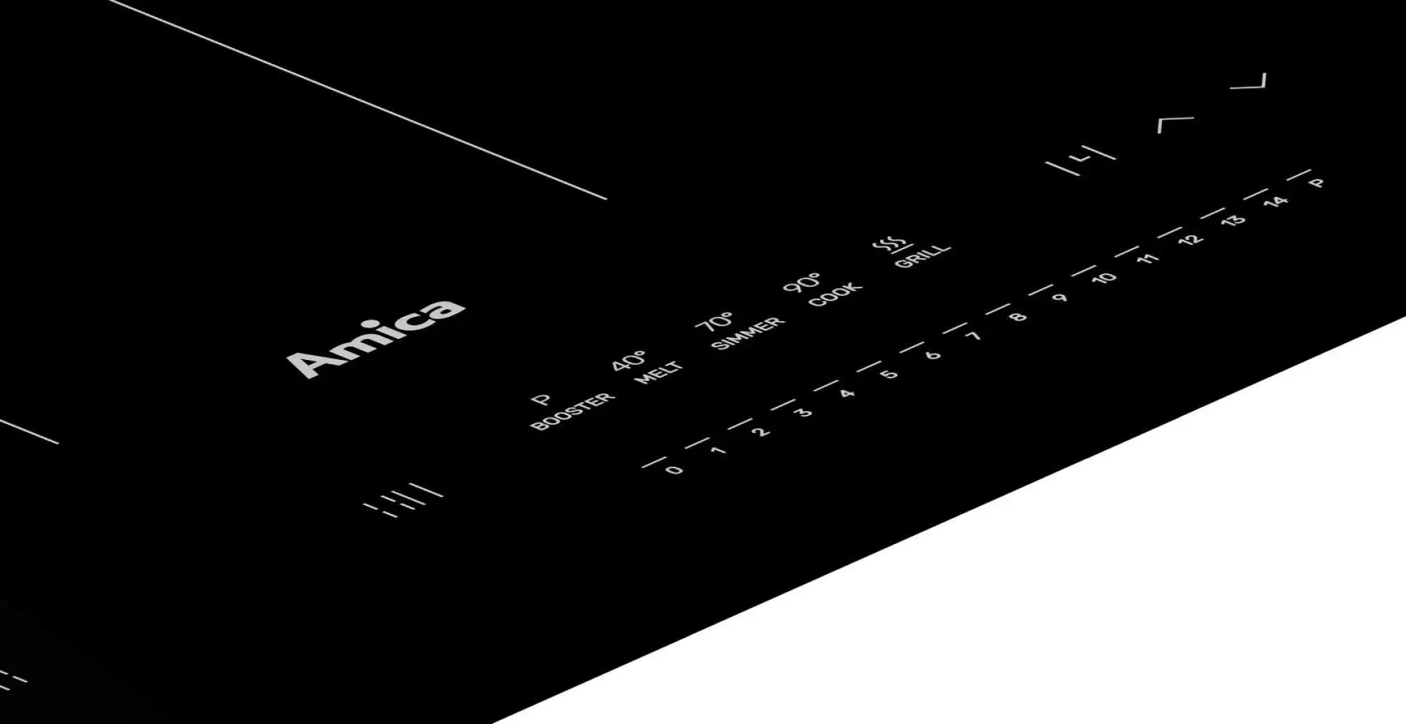 Plita incorporabila cu inductie Amica PIH6542PHTSUN 3.0 (Black)