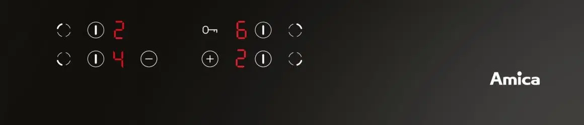 Встраиваемая электрическая варочная панель Amica PC6400ZH (Black) - 3