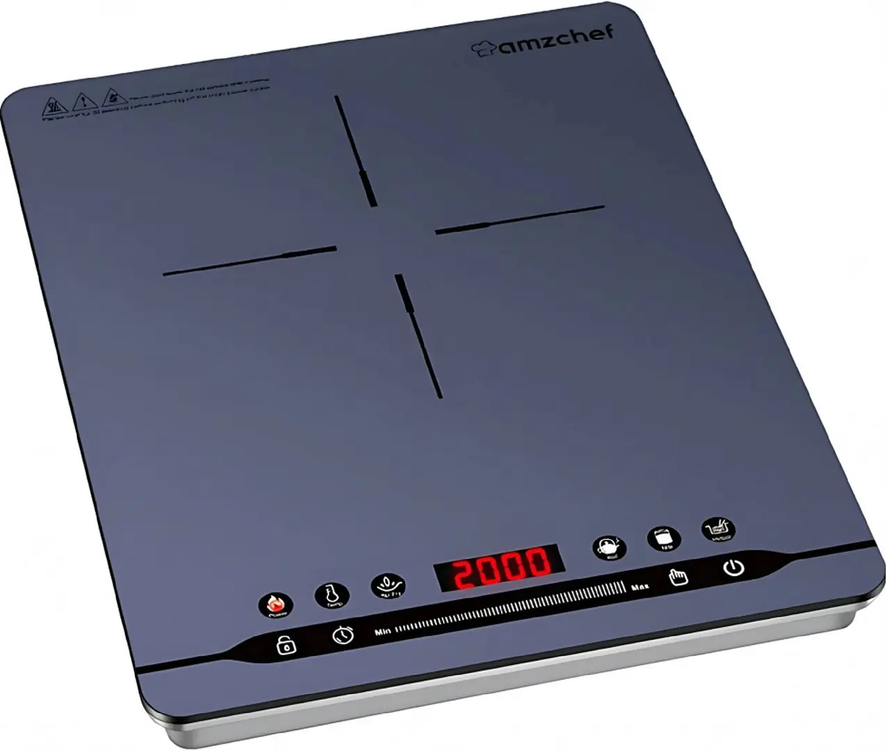 Plita incorporabila cu inductie Amzchef SK-20CB14T-BU (Blue)