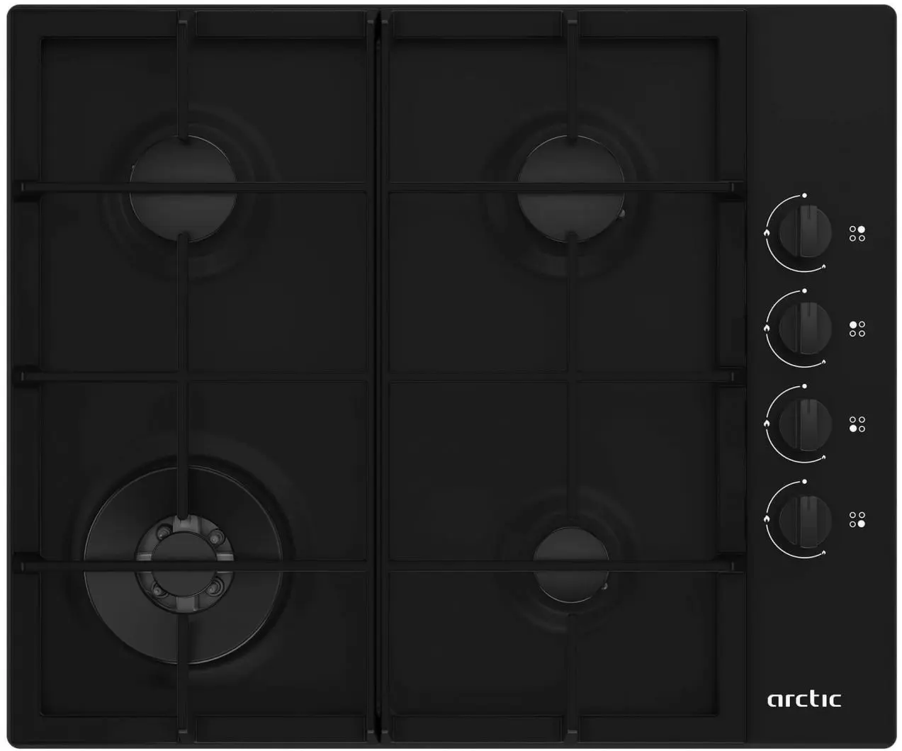 Встраиваемая газовая варочная панель Arctic ARGW 64125 SB (Black) - 5