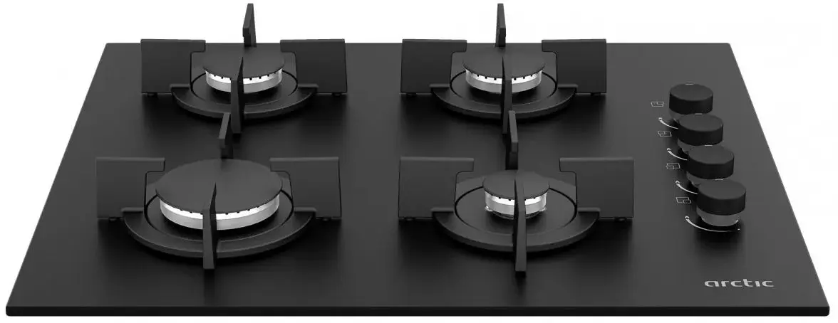 Встраиваемая газовая варочная панель Arctic ARSGN64125S (Black) - 2