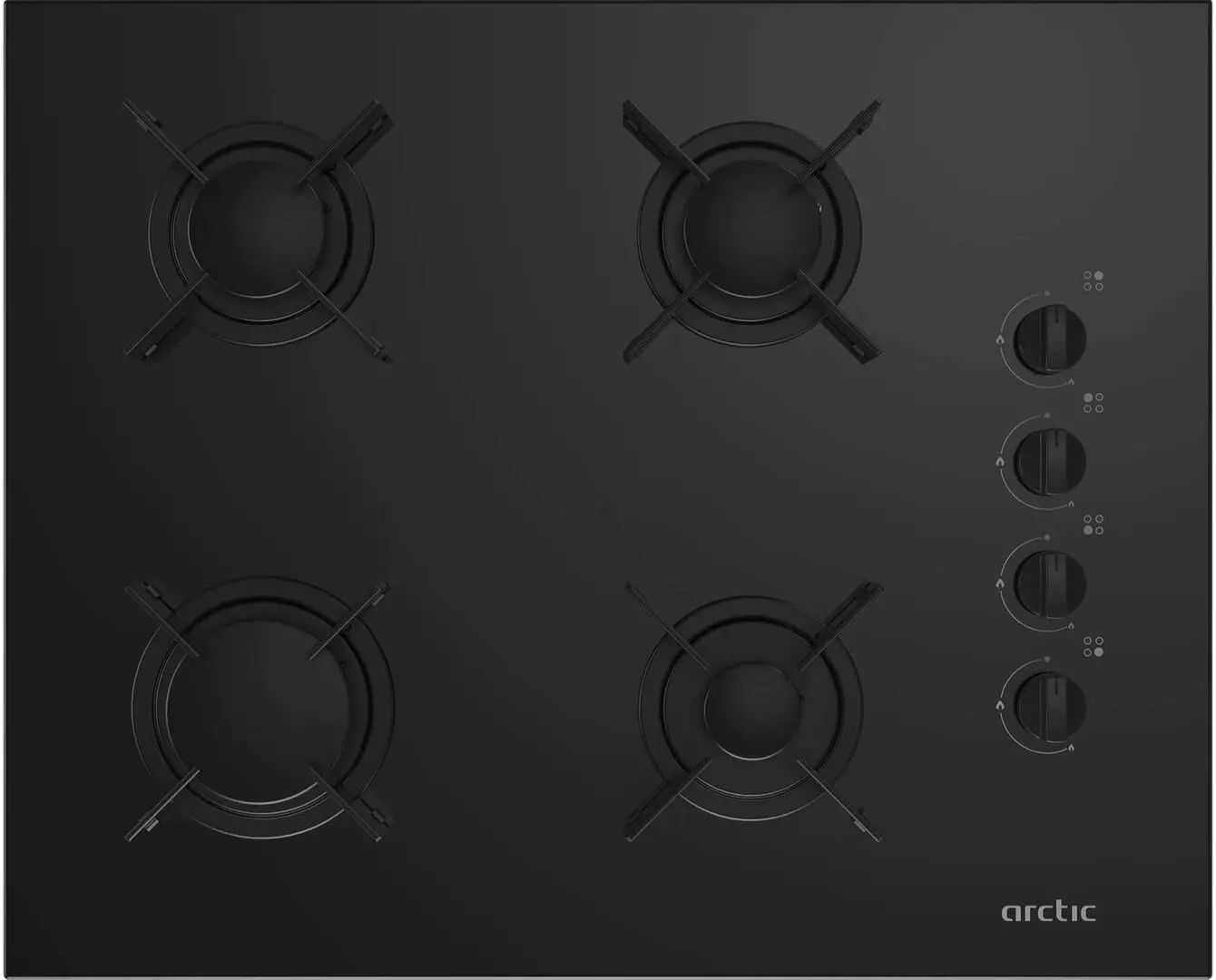Встраиваемая газовая варочная панель Arctic ARNGN64127SB (Black)