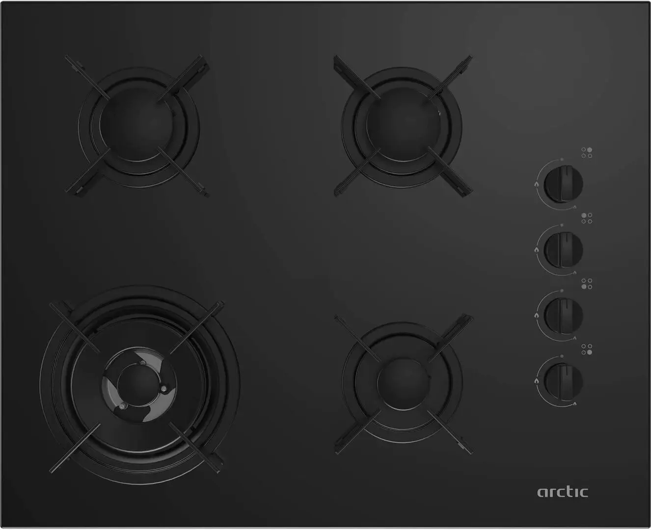 Aragaz incorporabil Arctic ARNGW64127SB (Black)