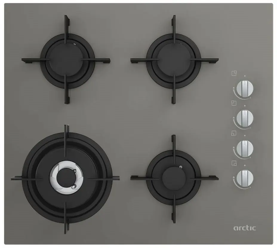 Встраиваемая варочная газовая панель Arctic ARSGW64120SMG (Gray)
