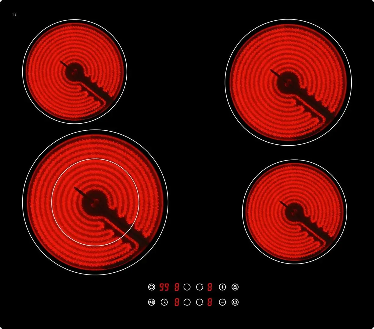 Встраиваемая электрическая варочная панель Arielli ACH-644T (Black)