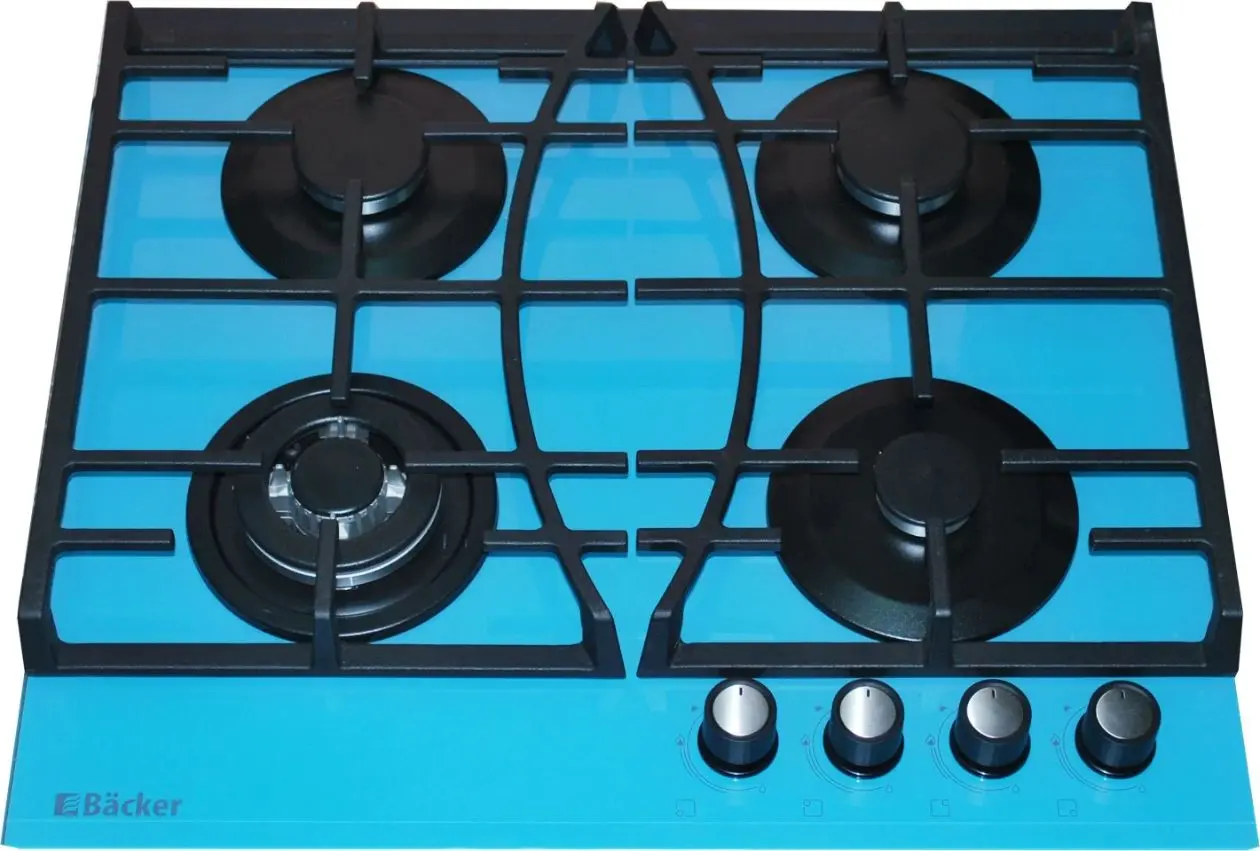 Plita incorporabila pe gaz Backer HC-435W (Aqua)