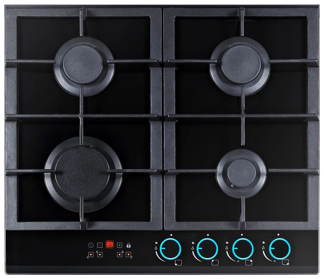 Aragaz incorporabil Backer Nona 6033 (Black)