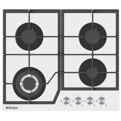 Aragaz incorporabil Backer Riki 6004 Turbo (White)