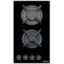 Plita incorporabila combinata Backer HMB-602G2RAD (Black) Thumb