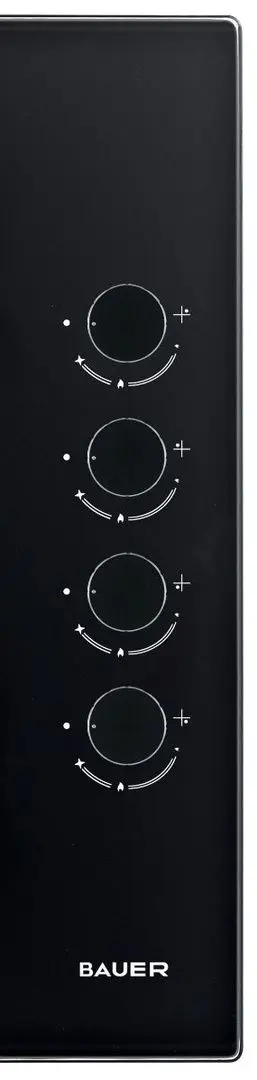 Aragaz incorporabil Bauer GH-604 BG05 (Black)