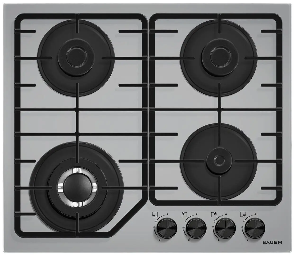 Aragaz incorporabil Bauer OE 640VN40G (Grey)