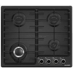 Встраиваемая газовая варочная панель Bauer OM 640VT1CFMB (Black)