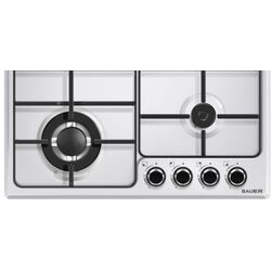 Встраиваемая газовая варочная панель Bauer OM 640VT1W (White) Thumb