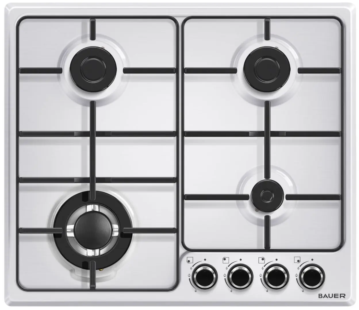 Встраиваемая газовая варочная панель Bauer OM 640VT1W (White)