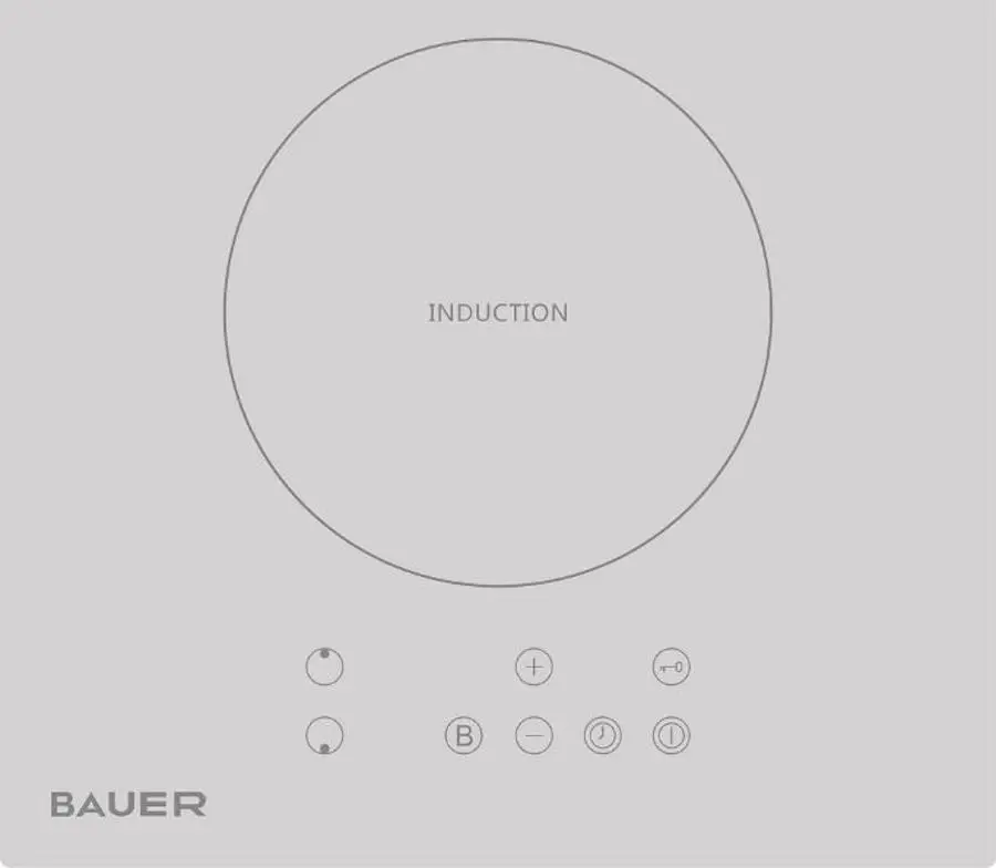 Встраиваемая индукционная варочная панель Bauer PI 3020T-Т1 (White)