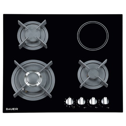 Aragaz incorporabil combinat Bauer PRG 6041EG-A (Black)