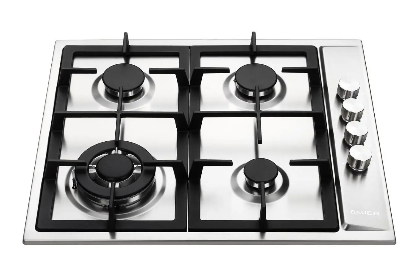 Plita incorporabila pe gaz Bauer GH-604 SS01