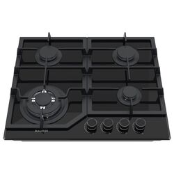 Встраиваемая варочная газовая панель Bauer GH-604BG02-R (Black) Thumb