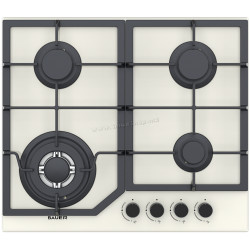 Plita incorporabila pe gaz Bauer GH-604BG02-RBG  (Beige)