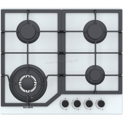 Встраиваемая варочная газовая панель Bauer GH-604BG02-RW (White) Thumb