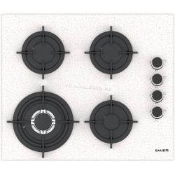 Plita incorporabila pe gaz Bauer GH-604BG05S (Sand)