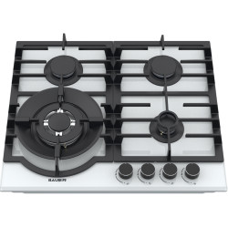 Встраиваемая варочная газовая панель Bauer GH-604BG07W (White/Black) Thumb