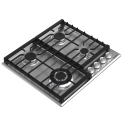 Встраиваемая варочная газовая панель Bauer Nirvana 6L4GT FFD IX (Silver) Thumb