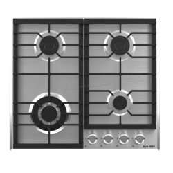 Встраиваемая варочная газовая панель Bauer Nirvana 6L4GT FFD IX (Silver)