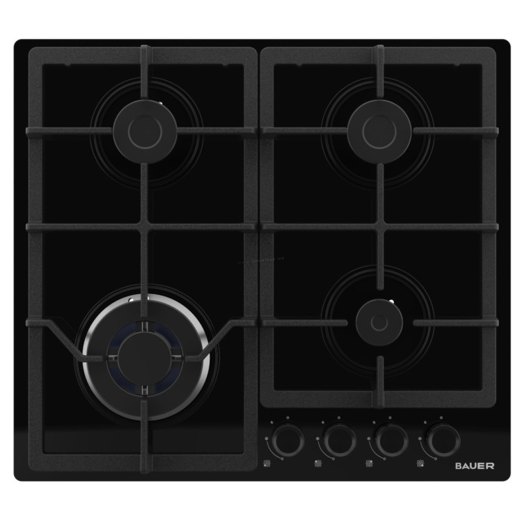 Plita incorporabila pe gaz Bauer RIO 6L4GT FFD BLG (Black)