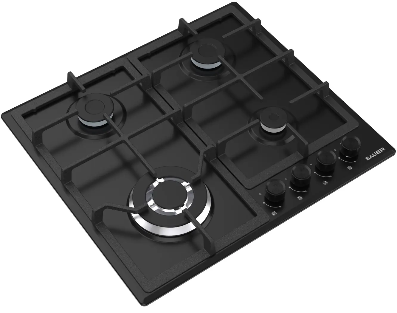 Встраиваемая варочная газовая панель Bauer RIO 6L4GT FFD MBL (Black) - 3